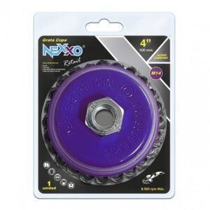 Grata Copa Trenzada de Acero Carbono