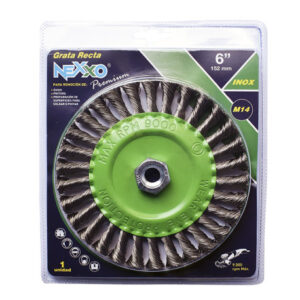 Grata Circular Plana Trenzada Acero Inox