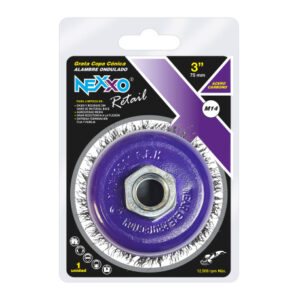 Grata Copa Cónica Acero Ondulado